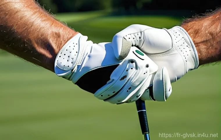 프로 골프 선수들이 선호하는 장갑 - **Prompt 1: The Apex of Control and Sensation**
    A close-up, high-definition shot of a profession...