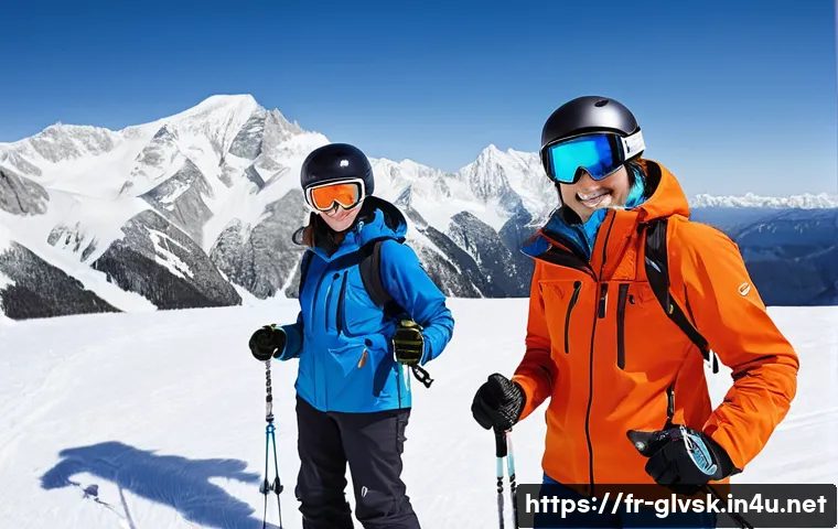 내장 발열 패드 장갑 리뷰 - **Prompt 1: High-Performance Winter Adventure with Heated Gloves**
    "A male or female adventurer,...